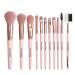 Shop Pink Makeup Brush Set - Powder Eyeshadow Eyeliner & More | International Shipping Available - Buy Online on GoSupps.com