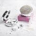 YiQiYi Exquisite Eye Lenses Container - Drift Sand Contact Lens Case with Mirror and Remover Tool - Silver - Buy Online on GoSupps.com