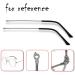 VekkEr Yewear Vintage Eyeglass Accessories - Gray Metal Frame Replacement Arms for Eyeglasses - Buy Online on GoSupps.com