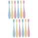 Healeved 12-part set children toothbrush infant toothbrush dental brush brush for children toothbrush with soft bristle mouth cleaning brush.