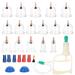 18Pcs Suction Cups for Massage Health Cupping Set for Sore Muscles Pain Relief Injury Recovery Toning Cellulite