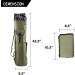 OWNERKULA Waterproof Fishing Rod Bag - Portable Case for 5 Poles & Tackle in Durable Oxford Fabric, ArmyGreen - Buy Online on GoSupps.com