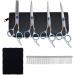GHB Dog Hair Scissors Dog Scissors with Thinning Scissors for Coat Care 5 Pack for All Dogs Cats Cutting and Grooming