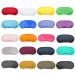 Polyester blackout eye mask 20 parts cover Light blindfold eye mask sleep with rubber band for Travel Sleep Party games (20 colors)