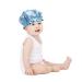 Healeved Infant Hair Ties Hats for Kids Satin Hair Tie Dreadlock Cap Bathing Cap Satin Elastic for Kids Sleepig for Kids Elastic Cap Swimming Cap Shower Cap Baby Hair Hat Household 22x17cm Wathet