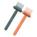 Hemobllo 2 pi ces Lot de Nettoyeurs Brosse Cheveux Peigne Outil Compact pour liminer Poils et Poussi re Utilisation Salon et Maison Facile Nettoyer et Transporter