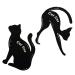 LALAFINA 2pcs Eyeshadow Stencil Cat Eye Stencil Eyeliner The Cat