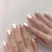 24Pcs/Set Press On Nails White Silver Diamond Short Style False Nails Acrylic Fake Nails Full Cover Nails Tips Artificial Finger Manicure Press on nails for Women and Girls - Buy Online on GoSupps.com