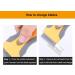 Multi-Surface Kitchen Cleaners Non Scratch Cleaning Tool with 10 Spare Replacement for Glass Ceramic Cooktops Ovens Glass Top Stoves and Cars Removes Burned-On Food Tough Stains Dirt Yellow - Buy Online on GoSupps.com