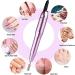 Oladfiop Electric Nail File Kit Protable Nail Drill Electric Manicure Tools for Home Use DIY Nail Art Nail Salon Silver - Buy Online on GoSupps.com