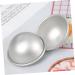 COHEALI Circle Stencil 4PCS soap molds food molds cake mold Aluminum Molds Bath Moulds cake pan puck 3d baking mold Silver medium - Buy Online on GoSupps.com