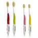 MOUTHWATCHERS - Manual Toothbrushes - Clean Teeth for Family - 4 Count - Floss Bristle Silver - Invented by Doctor Plotka's