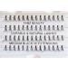 Individual False Durable lash Knotted Eyelashes Fabz Beauty (Medium 10 mm) - Buy Online on GoSupps.com