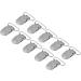 High-Quality Silver Metal Pacifier Clips & Trousers - 25mm Pacifier Holder & Toy Holder Clips - Buy Online on GoSupps.com