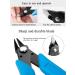 AKOAK Stainless Steel Nail Art Scissors with Rhinestone Remover, Metal Chain Cutter, and 5 Diagonal Pliers - Manicure Tools Set - Buy Online on GoSupps.com