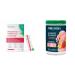 Organika Prebiotic + Probiotic Powder and Electrolytes + Enhanced Collagen (Strawberry Peach Flavor) Bundle Powder + Strawberry Peach Flavour