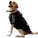 Eastlion Dog Warm Hoodies Coat Clothes Sweater Pet Puppy T-Shirt Black 5XL 5XL Black