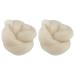 Toe Spacers 2pcs Lambs Wool for Toes Soft Feet Cushion Toe Separator Lambs Wool Corn Cushion Pads Blister Prevention Bunions Remover Cushions Hammer Toe Relief for Shoes or Feet
