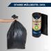 Toneco Strong Garbage Bags 240L - 100% Recycled Black - Ideal for Camping Household & Industry - 20 Durable 100x125cm Bags - Buy Online on GoSupps.com