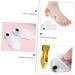 FOMIYES 2 Pairs Heel Pad - Flat Foot Support Insoles & Cushions | Transparent Half Heel Shoe Pads for Comfort & Correction - Buy Online on GoSupps.com