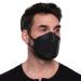 PPE SUPPLY CANADA Pack of 20 Adult (Regular) 4-Ply Individually Wrapped 3D Willow-Leaf Face Mask Disposable Face Masks Black - Buy Online on GoSupps.com
