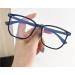 Parwana designer-fatigue relieves computer readers oversized anti-blue light reading glasses glasses flat light mirror (color: C6 size: +350) +350 C6