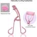 Eyelash Curler Tweezers Scissors Kit - 4 in 1 Eyelash Extension Tools with Silicone Refill Pads - Pink | Buy Internationally - Buy Online on GoSupps.com