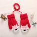 Baby Toddler Fox Knitted Magic Mittens with Furry Lining - Red, 1-3 Years - Buy Online on GoSupps.com