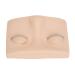 Vivid Half Face Makeup Head with 3 Pairs Removable Eyelids for Lash Extensions Practice Compact Lightweight Suitable for Display (Pink)