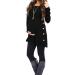 Maternity Dot Print Nursing Hoodie Sweater for Women | Plus Size Breastfeeding Clothes | Pregnant Maternity Top | Black | S-4XL - Buy Online on GoSupps.com