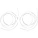 Hearing Aid Earmold Tubing - PVC Professional Hearing Tube 2PCS Easy Installation Accessory for Hearing Aid Amplifiers - International Shipping Available - Buy Online on GoSupps.com