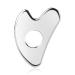BTYMS Gua Sha Facial Tools Stainless Steel Heart Shaped Guasha Tool with Hole Metal Face Sculpting Tool Skin Care Massage Scraper