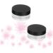 Beavorty 2Pcs travel powder container Cosmetic Powder Case Makeup Case Powder box makeup box portable 6.5X3cm Black - Buy Online on GoSupps.com