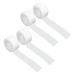 FOMIYES 4 Rolls White Tape White Gaffer Tape Adhesive Eyelid Tape Adhesive Tape Leather Roll Body