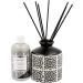 WAX LYRICAL Fired Earth Ceramic Tea & Jasmine Reed Diffuser Gift Set - 200ml | Black & White - Ideal International Shipping - Buy Online on GoSupps.com