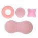 Beavorty 4 pieces fascia ball peanut ball back roller balls made of foam peanut massage silicone roll fascia massage tools foot massage The shoulder pink pebbles menstrual massage