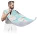 Beard Bib Apron Beard Bib Hair Catcher for Men Shaving and Trimming Non-Stick Waterproof Beard Cape Grooming Cloth Animal Cats