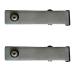 Acfthepiey 2 x Elastic Heart Rate Chest Strap Bands for Geonaute H7 (Gray)