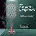 Multi-Functional Electric Mosquito lamp - Intelligent USB Rechargeable Two-in-one Electric Mosquito swatter for Home use White - Buy Online on GoSupps.com