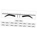 GLEAVI 10pcs Tools Eyebrow Ruler Tool Eyebrow Template Measuring Ruler Mold Eyebrow Trimming Guide Ruler