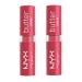Pack of 2 NYX Butter Lipstick Fruit Punch BLS02