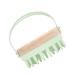 Anneome Shampoo brush head hair brush head hair brush made of silicone scalp massage scalp massage laundry collector scalp massage hair scaloww scher shampoo scrubber meridian kamm 8.4x8x7.4cm green