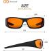 Bloomoak 99% Blue Light Blocking Glasses for Night Sleep Gaming & Screen Use | Protect Your Eyes from Computers Tablets & Phones - Buy Online on GoSupps.com