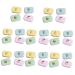 Gatuida 32 pc. Colored contact lenses case container for eye contact lenses mirror foil eye care holder Fresh lentil container form glasses case frame frame contact lens containers