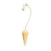 Pendula natural stone moonstone moonstone crystal pendulum vintage hexagonal crystal pendulum for radiesthesia pendulum chakra reikra reikra prophecy meditation (peach moonstone) peach moonstone