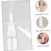 30 Pcs Rhinitis Spray Bottle Set | Clear Travel Nasal Spray Pump Bottles | 10.2x2.7cm | Silver - Pack of 3 - Buy Online on GoSupps.com