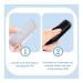 Men's Multifunctional Beard & Hair Styling Brush Comb - Double Head Easy to Use Silver Color - Buy Online on GoSupps.com