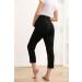 ZUMIY Maternity Lounge Pants - Over the Belly Pregnancy Trousers - Stretchy Activewear with Pockets - Black - Buy Online on GoSupps.com