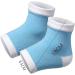 2 Pairs Moisturizing Socks Gel Heel Socks Open Heel Pain Relief Comfortable and Soft with Ventilation for Dry and Cracked Skin Care - Buy Online on GoSupps.com