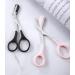 2 PCS Black Eyebrow Trimmer Scissors with Comb - Precision Eyebrow Shaping Tool for Unisex Adults - Buy Online on GoSupps.com